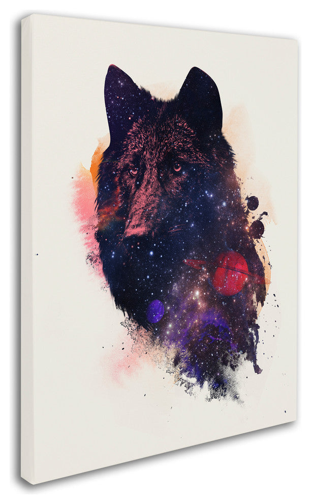 Robert Farkas 'Universal Wolf' Canvas Art, 19x14