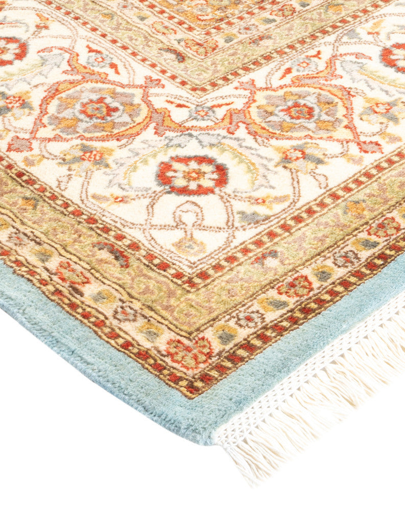 Mogul, One-of-a-Kind Hand-Knotted Area Rug Light Blue, 8'1"x10'5"