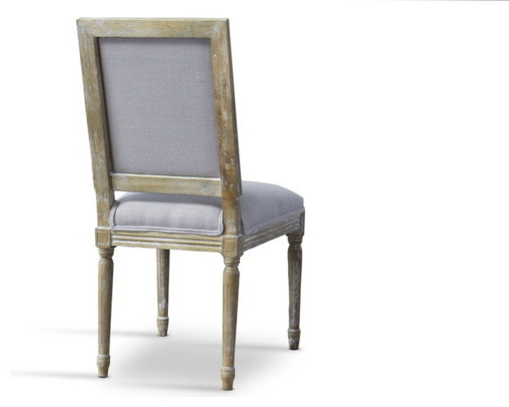 Baxton Studio Clairette Wood Traditional French Accent Chair