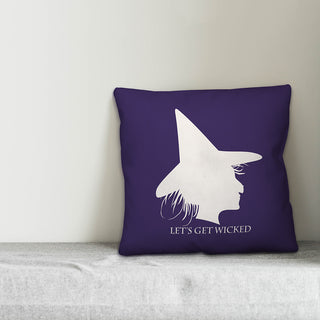Let's Get Wicked 18"x18" Throw Pillow
