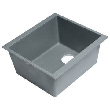 ALFI brand AB1720UM Alfi Trade 16-1/8" Undermount Single Basin - Titanium