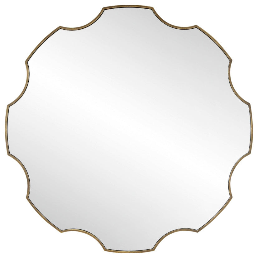 Uttermost Gearing Up Bronze Mirror