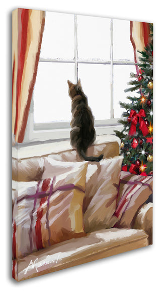 The Macneil Studio 'Cat on Chair' Canvas Art, 32"x22"