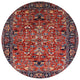 Ahgly Company Indoor Round Mid-Century Modern Area Rugs, 7' Round