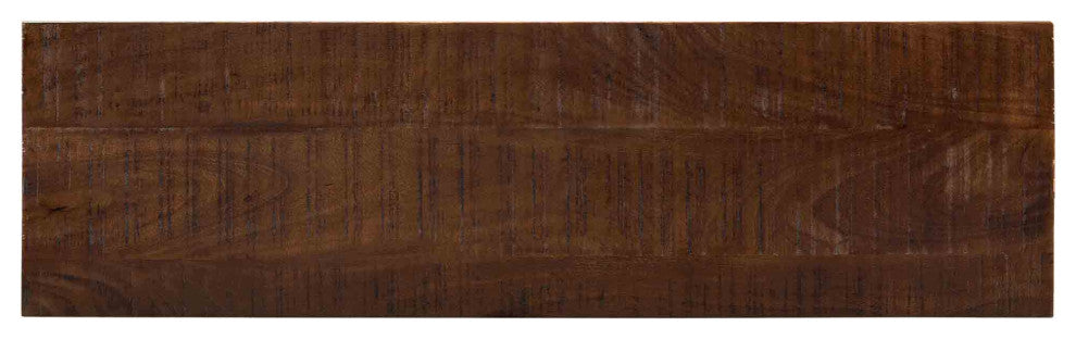 Rustic Modern Solid Wood Console Table, Walnut