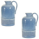 Ceramic Jug Vase, 2-Piece Set