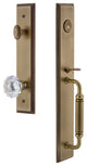 Carre' 1-Piece Dummy Handleset, C Grip and Fontainebleau Knob, 849065