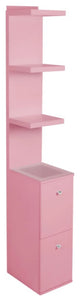 SlayStation Natalie Column with Drawers, Light Pink