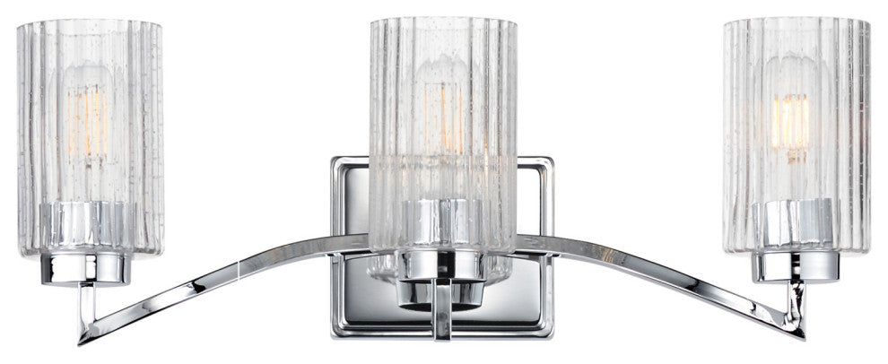 Maxim 21373 Rigata 3 Light 23"W Vanity Light - Polished Nickel