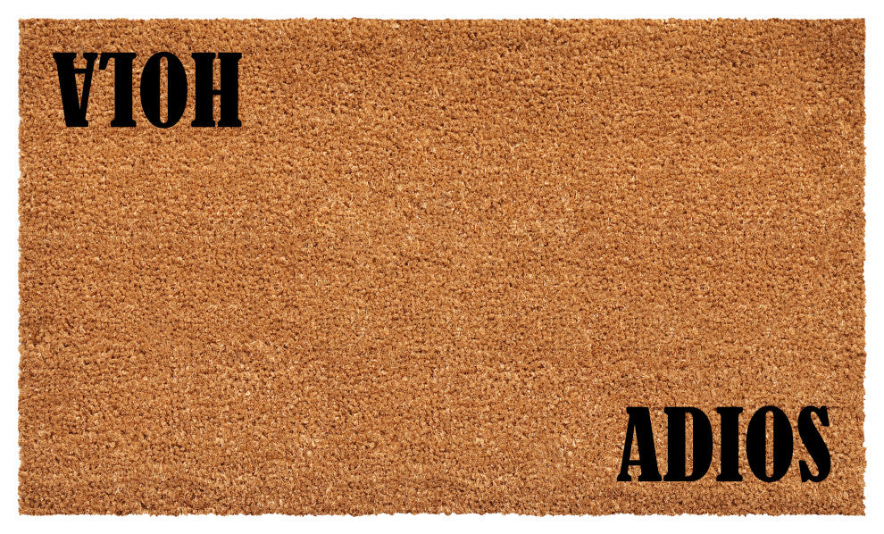 Calloway Mills Bookman Hola Adios Doormat, 24" X 36"