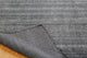 MERIDIAN Charcoal Hand Made Wool and Silkette Area Rug, Black, 8''6"x11''6"