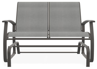 Belle Isle Sling 2-Seat Glider, Alloy/Warm Gray