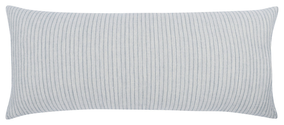 Camille Rectangular Throw Pilow, Ash Blue
