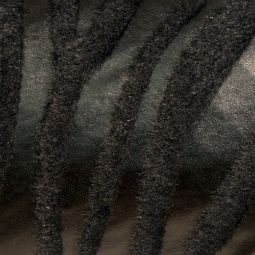 Pillow Decor - Black Tiger 12 x 20 Faux Fur Throw Pillow