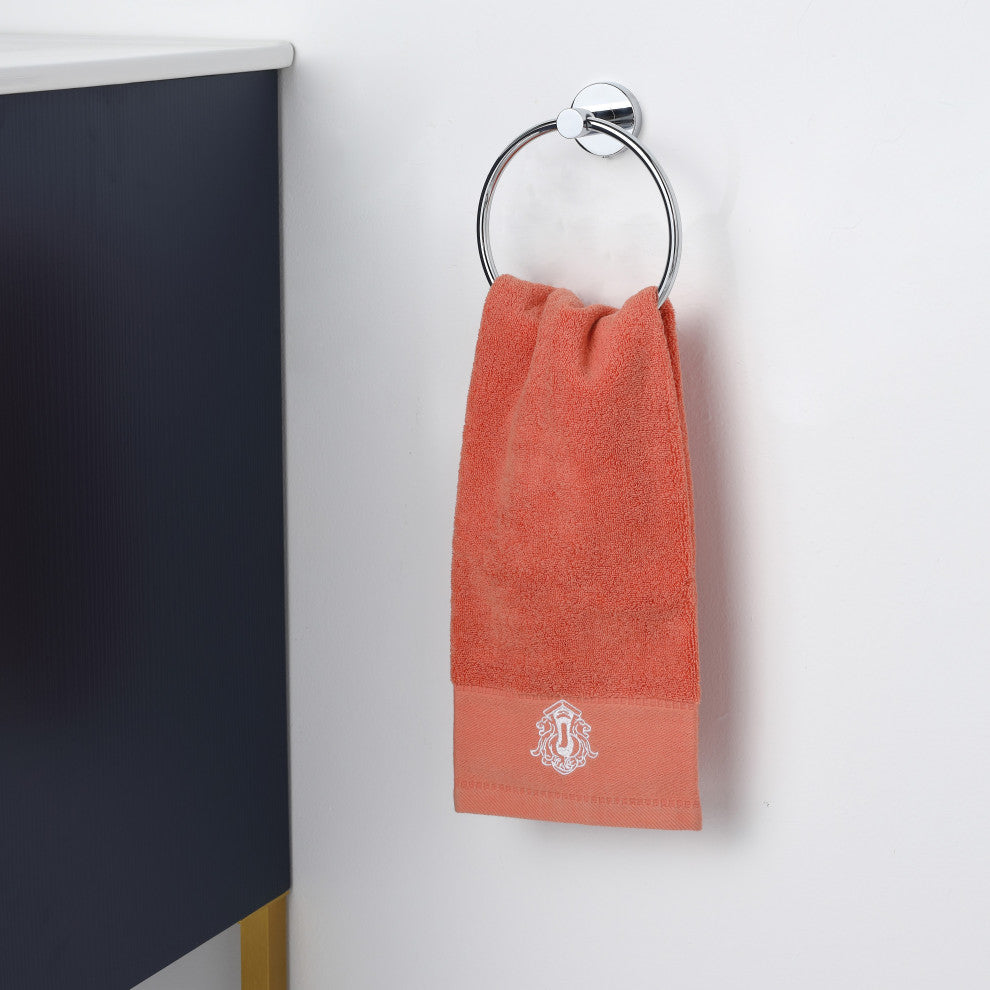 Elizabeth Wall Mounted Towel Ring in Chrome