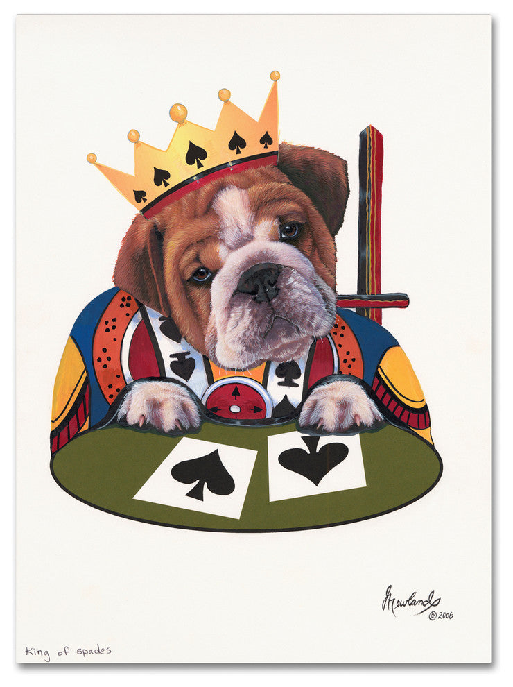 Jenny Newland ''King Of Spades'' Canvas Art, 47x35