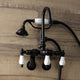AE303T0 Wall Mount Clawfoot Tub Faucet, Matte Black