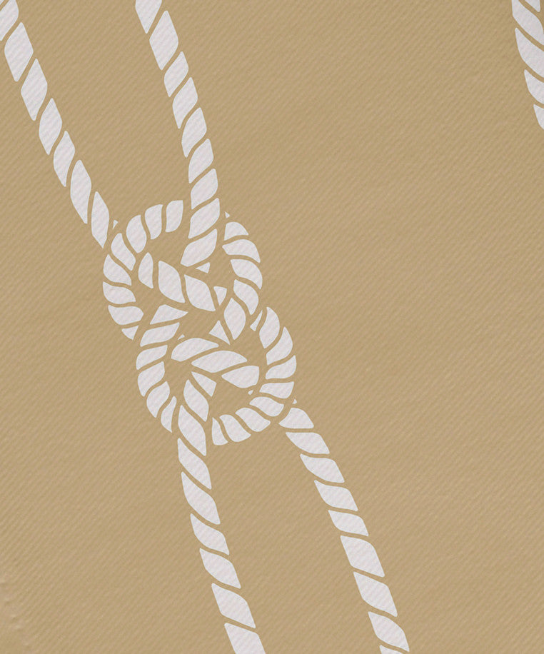 Tom Foolery, Stripe Print Napkin, Beige And Taupe, Set of 4