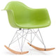 Rocker Bucket Chair, Apple Green