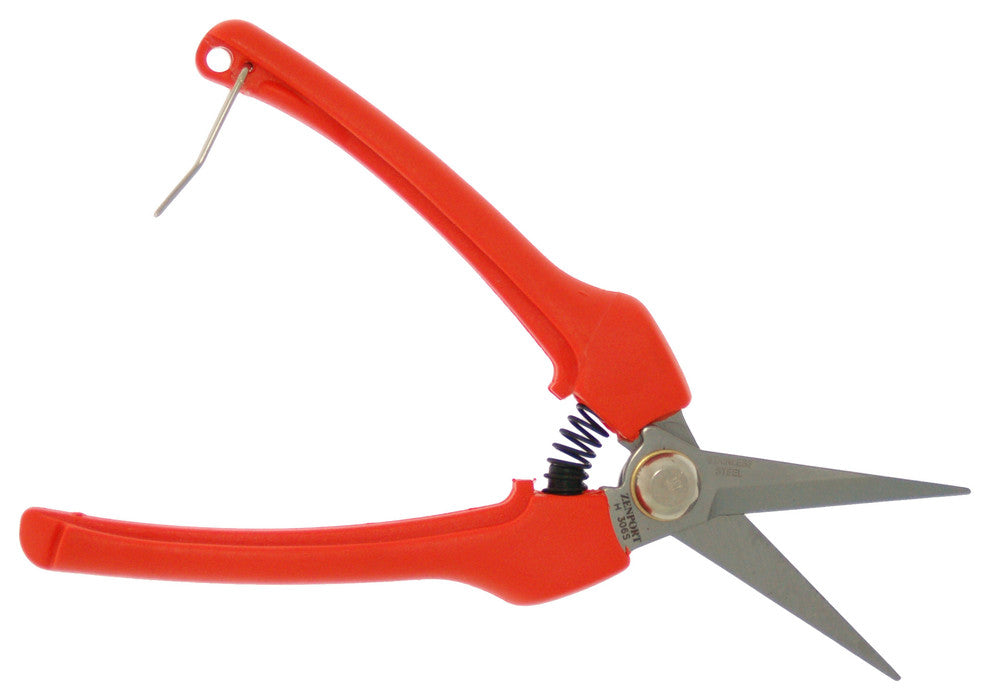 Euro Style Harvest Shear, Straight Stainless Steel Blade