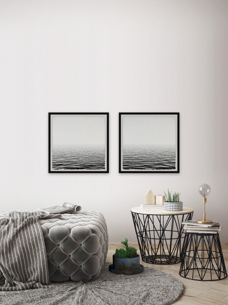 Destination Unknown Diptych, Set of 2, 12x12 Panels
