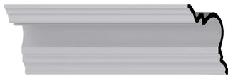 7 1/4"Hx7 1/8"Px9 7/8"Fx96 1/8"L, Devon Smooth Crown Moulding
