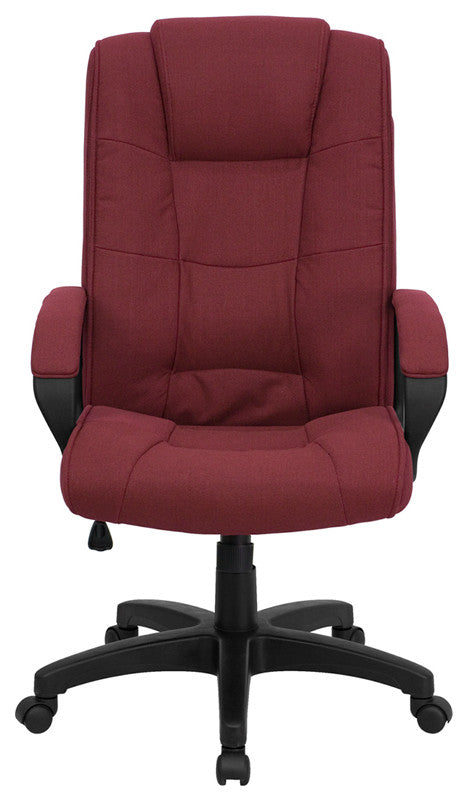Burgundy High Back Chair