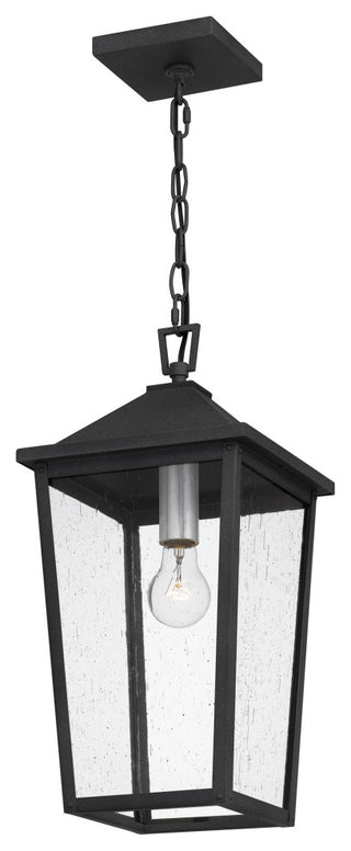 Quoizel STNL1909 Stoneleigh 9"W Outdoor Mini Pendant - Mottled Black