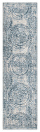 Indoor/Outdoor Sedona SN7 Indigo Machine Washable 2'3" x 7'6" Runner Rug
