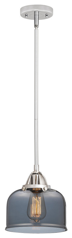 Large Bell Mini Pendant, Polished Chrome, Plated Smoke, Plated Smoke
