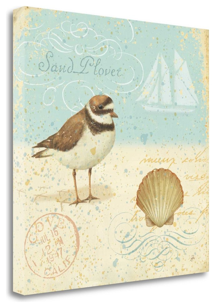"Natural Seashore I" By Daphne Brissonnet, Giclee Print on Gallery Wrap Canvas