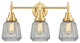Innovations 447-3W-SG-G142-LED 3-Light Bath Vanity Light, Satin Gold