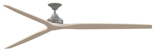 Fanimation Spitfire 96" Fan, Galvanized Motor, Weathered White Blades