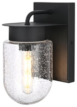 Home Living 5" Outdoor Wall Sconce, Black