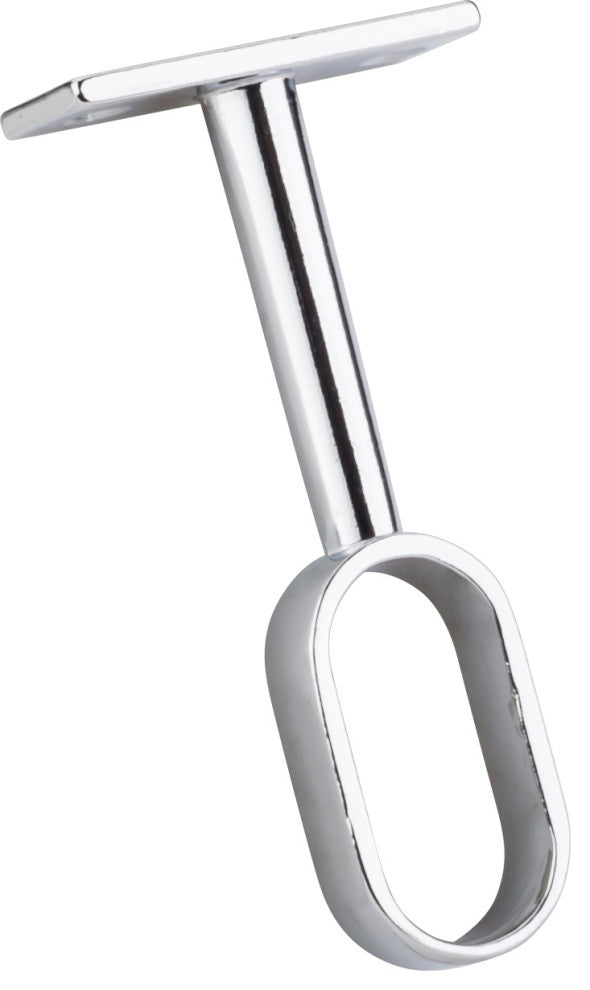 Chrome Middle Mounting Bracket for Oval Closet Rod