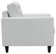 Modern Contemporary Living Room Armchair Set of 2 White