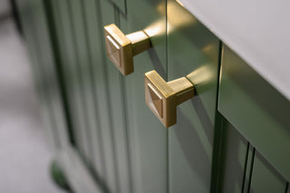 30" Vogue Green Sink Vanity Without Faucet