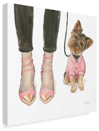 Emily Adams 'Furry Fashion Friends Iii' Canvas Art, 35"x35"
