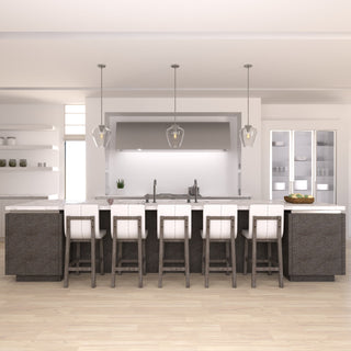 Hunter Vidria Brushed Nickel 1 Light Pendant Ceiling Light Fixture