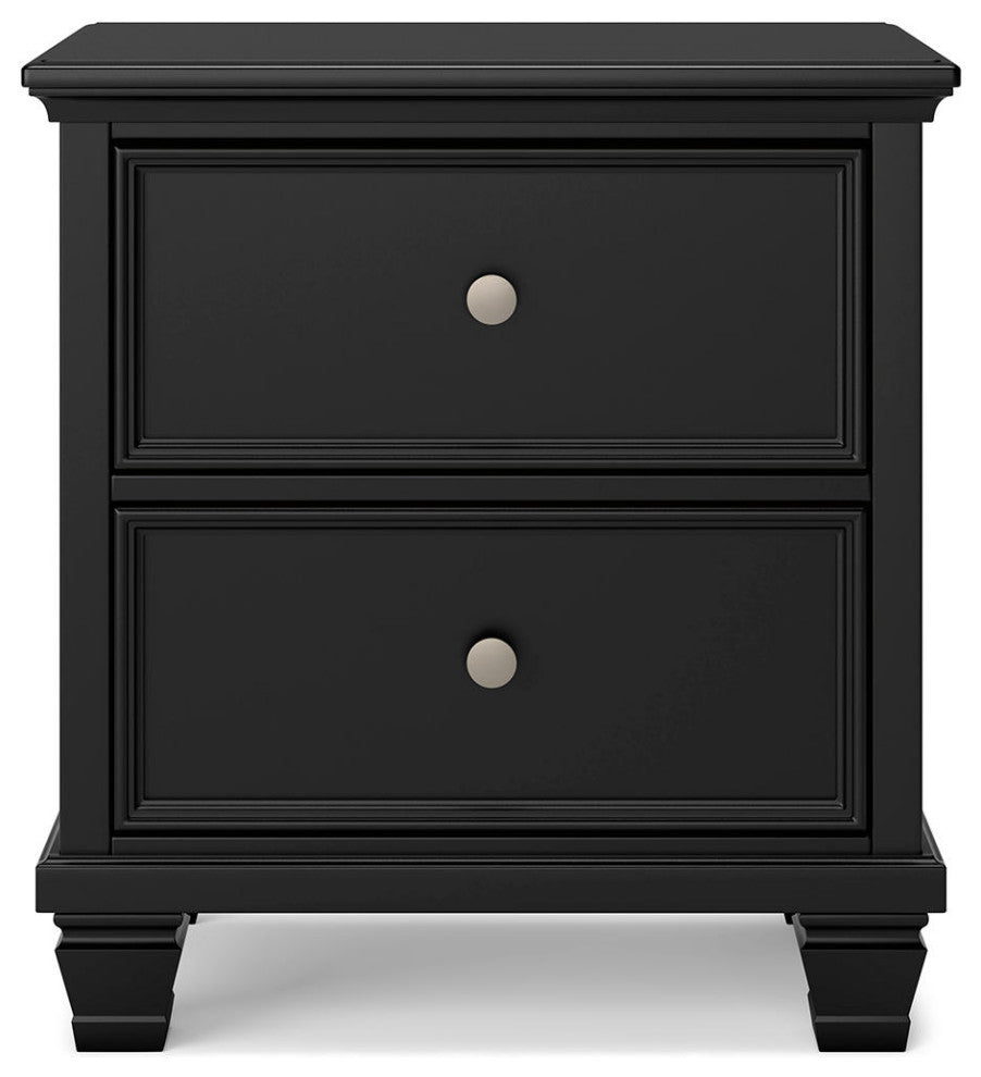 Lanolee Black Nightstand