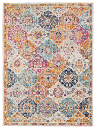 Harput Traditional Saffron, Burnt Orange Area Rug, 5'3"x7'3"