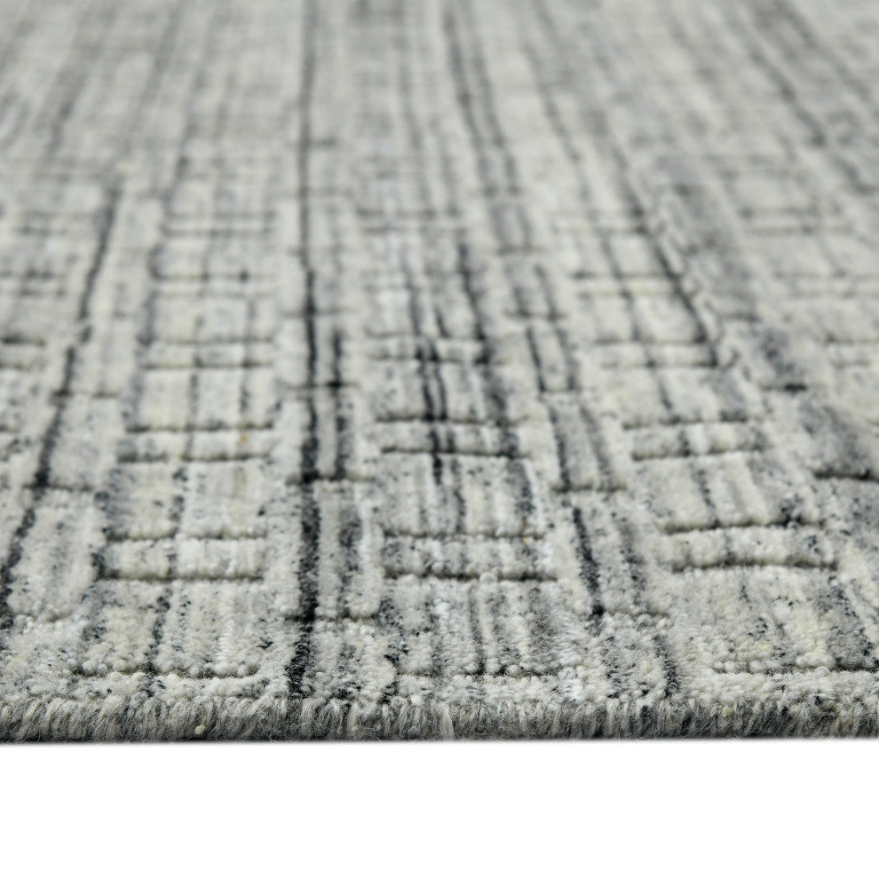 Houston Aliya Area Rug, Light Gray, 2' x 3', Geometric