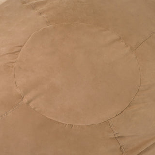 GDF Studio Waldo Faux Suede 5 Foot Bean Bag, Tan