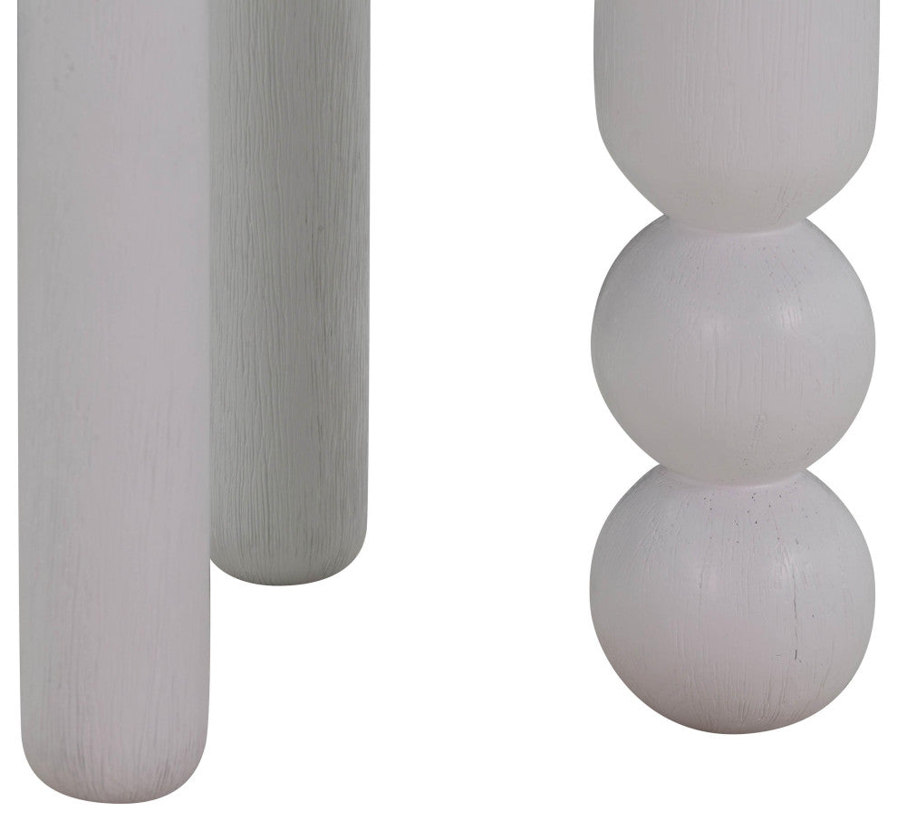Morse White Accent Table