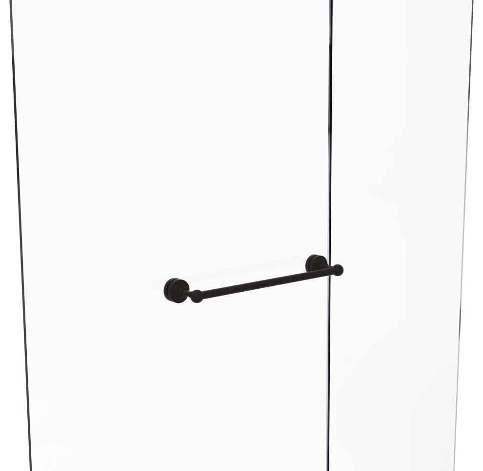 Waverly Place 18" Shower Door Towel Bar, Oil Rubbed Bronze