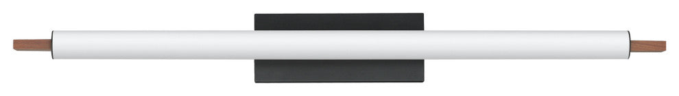 ET2 E24938 Joist 5" Tall LED Wall Sconce - Walnut / Black