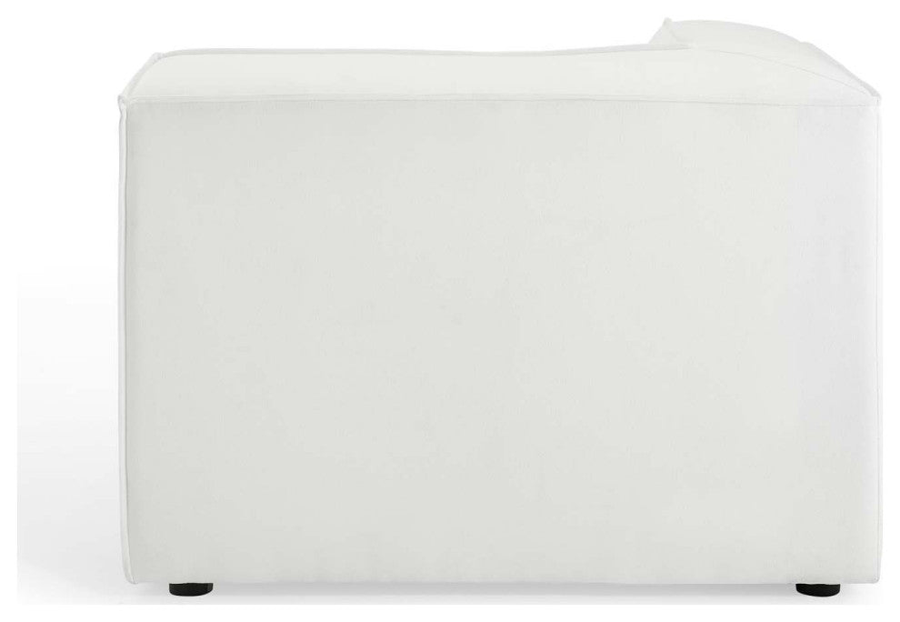 Modular Sectional Sofa Set, White, Fabric, Modern, Lounge Hotel Hospitality