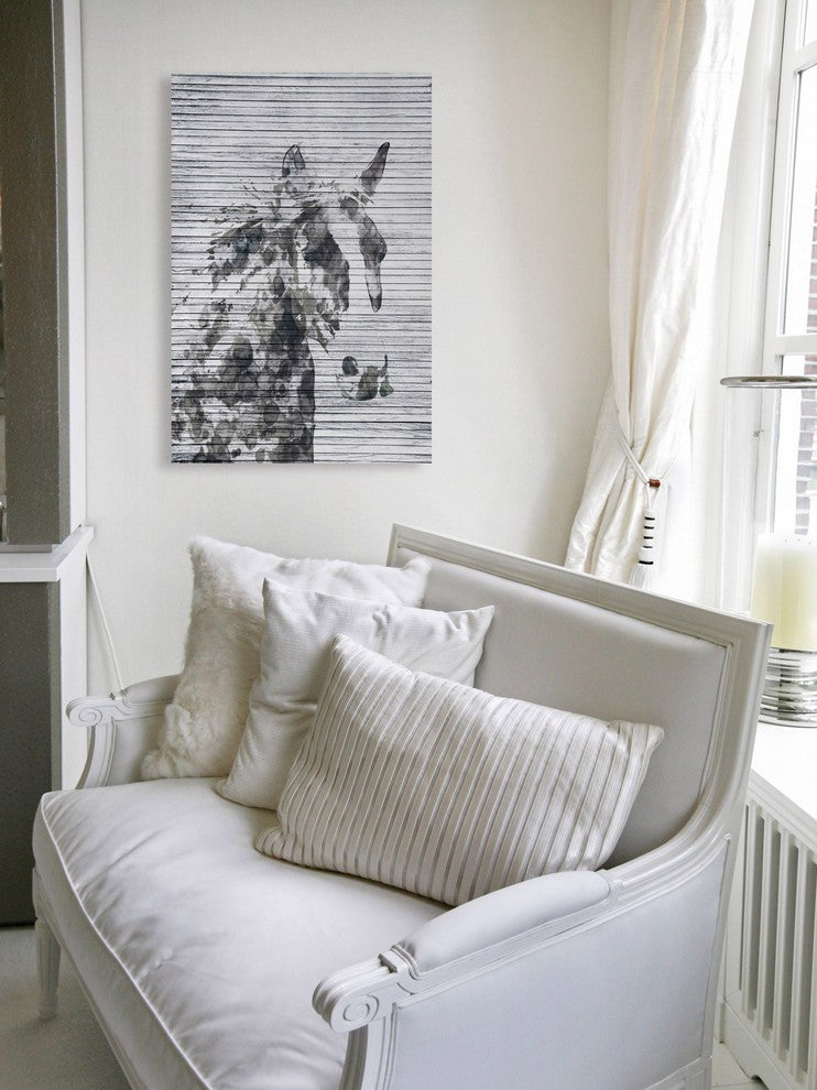 Marmont Hill, "Sabino Horse" by Irena Orlov Painting on Wrapped Canvas, 20x30