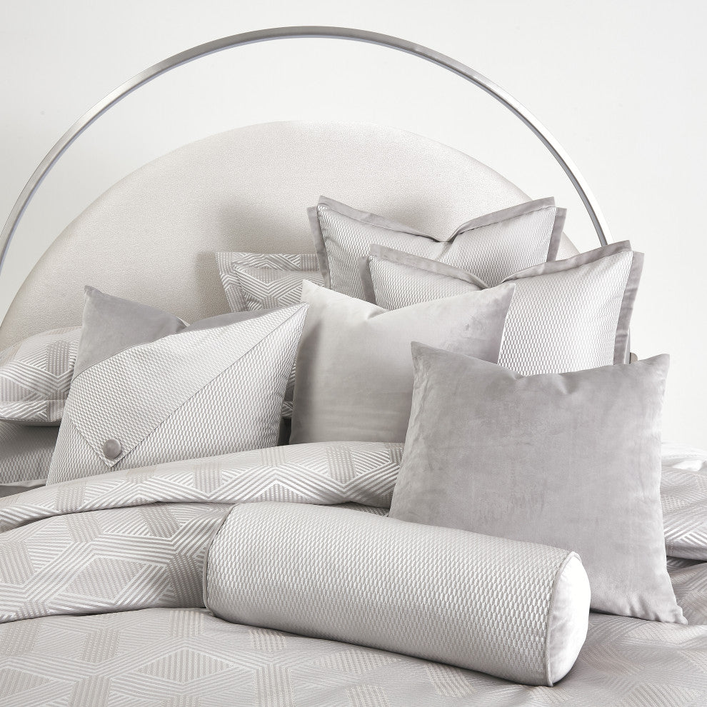 Nouveau 10-Piece King Duvet Set, Dove
