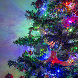 70 Mini LED String Lights, Warm White, Red and Green